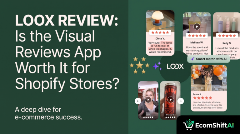 Loox review visual UGC photo and video reviews dashboard for Shopify stores