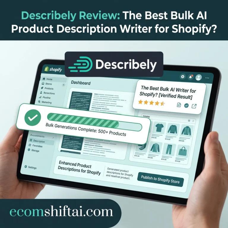 Describely review bulk AI product description writer for Shopify