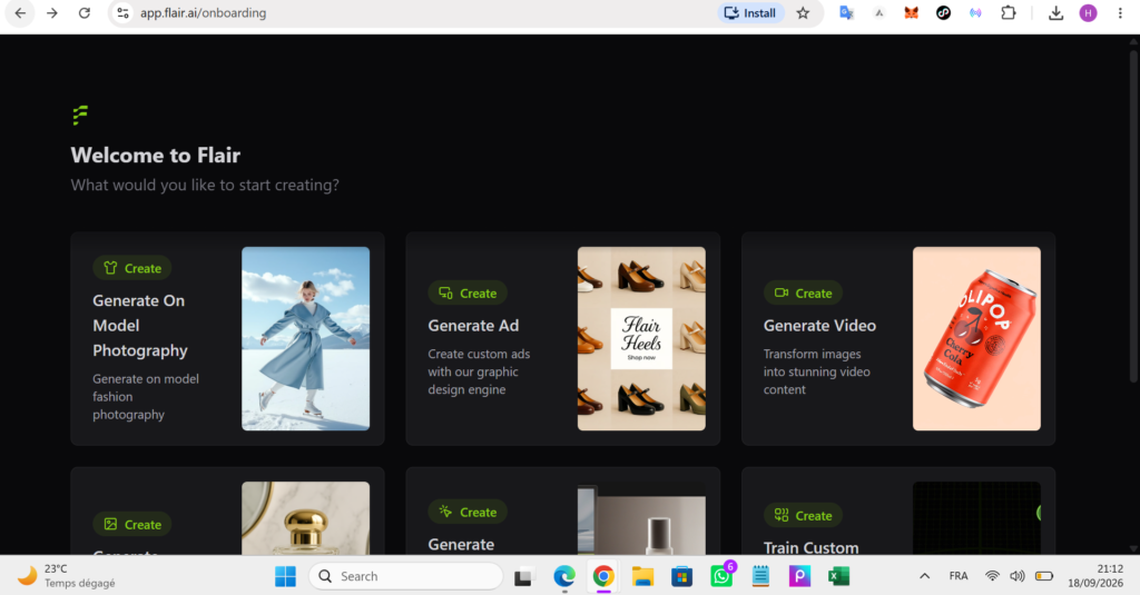 Flair AI: Best for Commercial Product Photography & Staging 