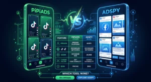 PiPiADS vs AdSpy comparison of TikTok and Meta ad spy tools for ecommerce
